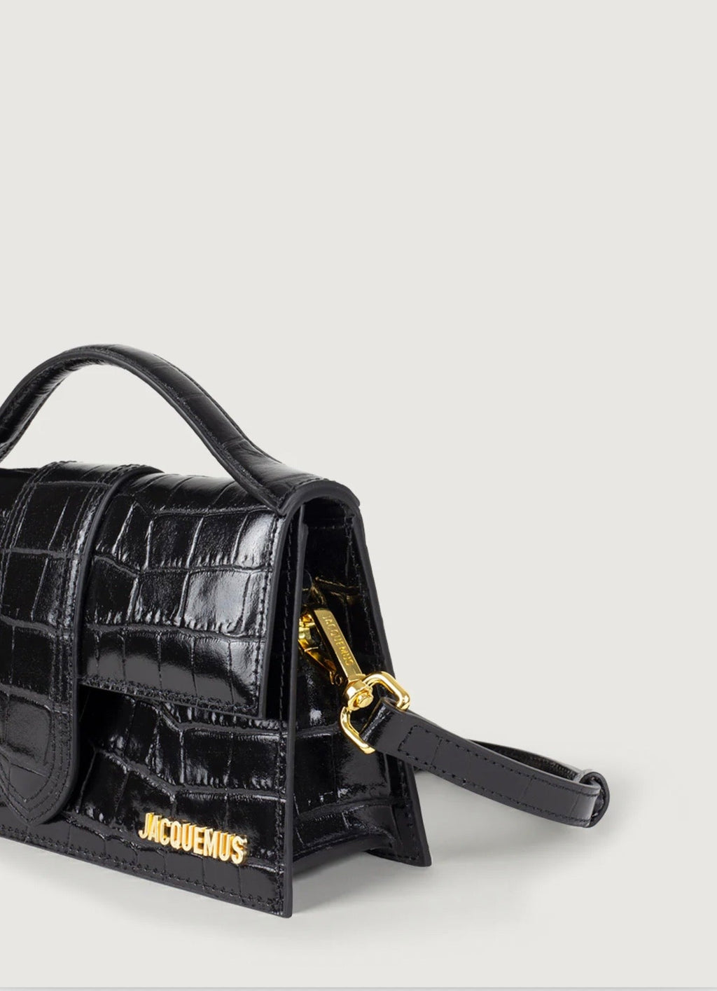 Jacquemus Grand Bambino Coccodrillo Black