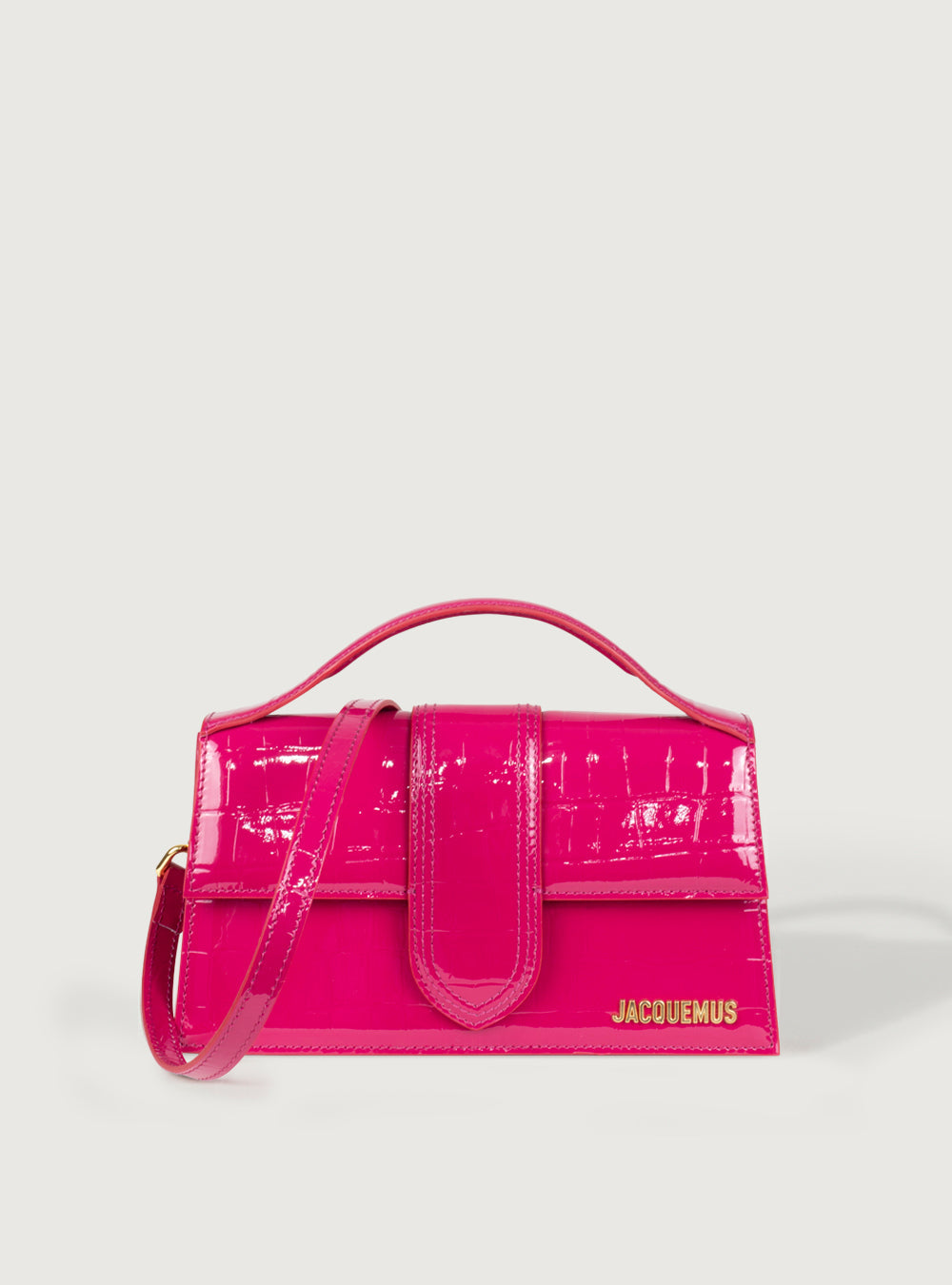 Jacquemus Grand Bambino Coccodrillo Fucsia