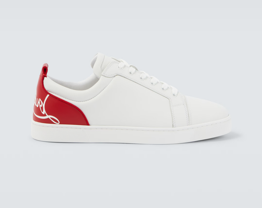 CHRISTIAN LOUBOUTIN sneakers fun  Louis Junior in pelle