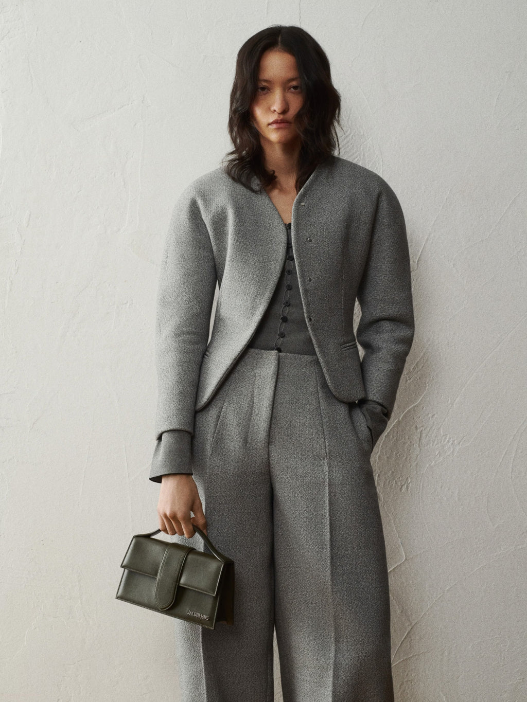 Jacquemus Grand Bambino Dark Green