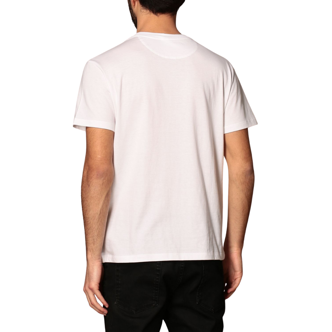 T-shirt Valentino Bianca Uomo con logo Multicolor VLTN