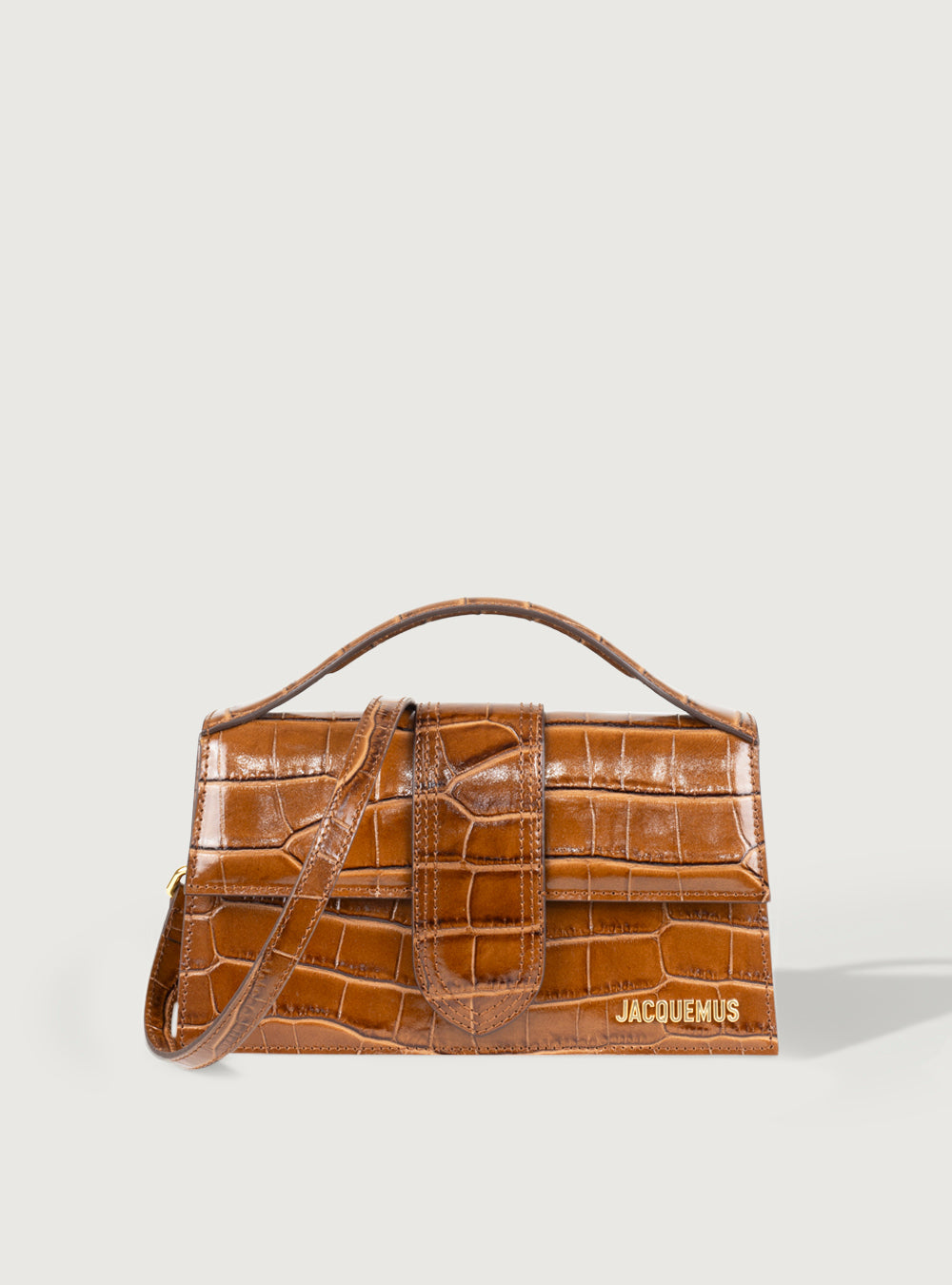 Jacquemus Grand Bambino Coccodrillo Brown