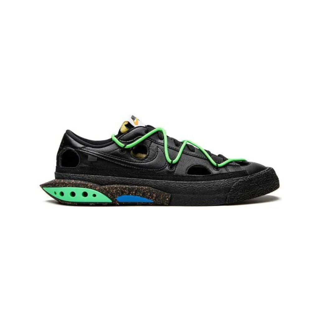 Scarpe Nike Blazer Low 77' X Off-White Black Electro Green