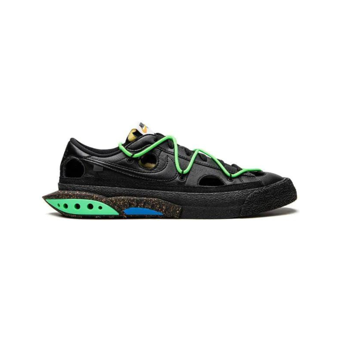 Scarpe Nike Blazer Low 77' X Off-White Black Electro Green