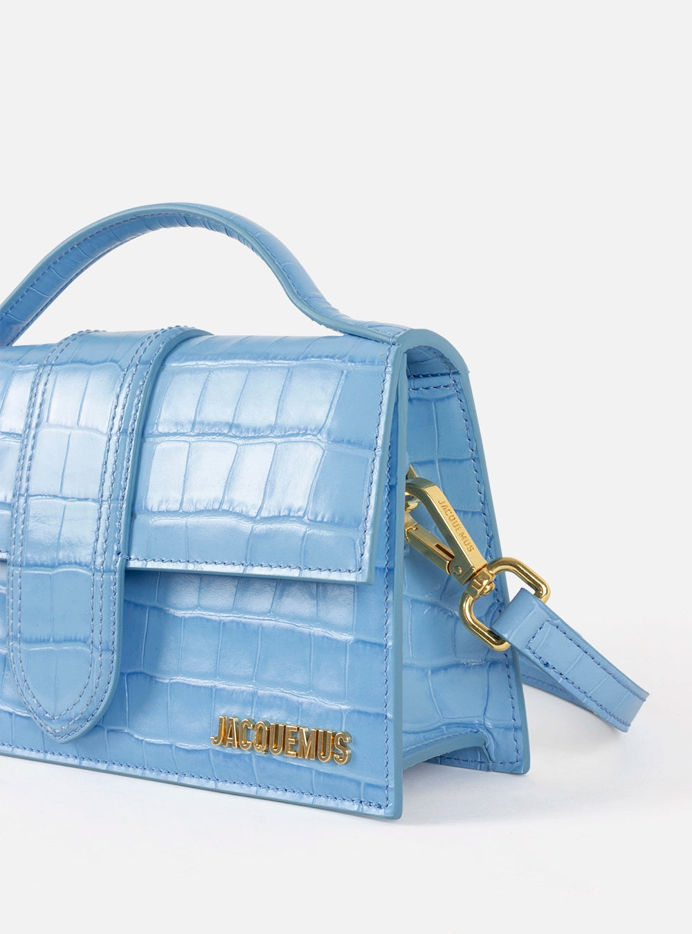 Jacquemus Grand Bambino Coccodrillo Celeste