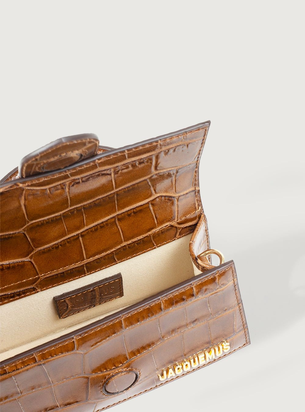 Jacquemus Bambino Coccodrillo Brown