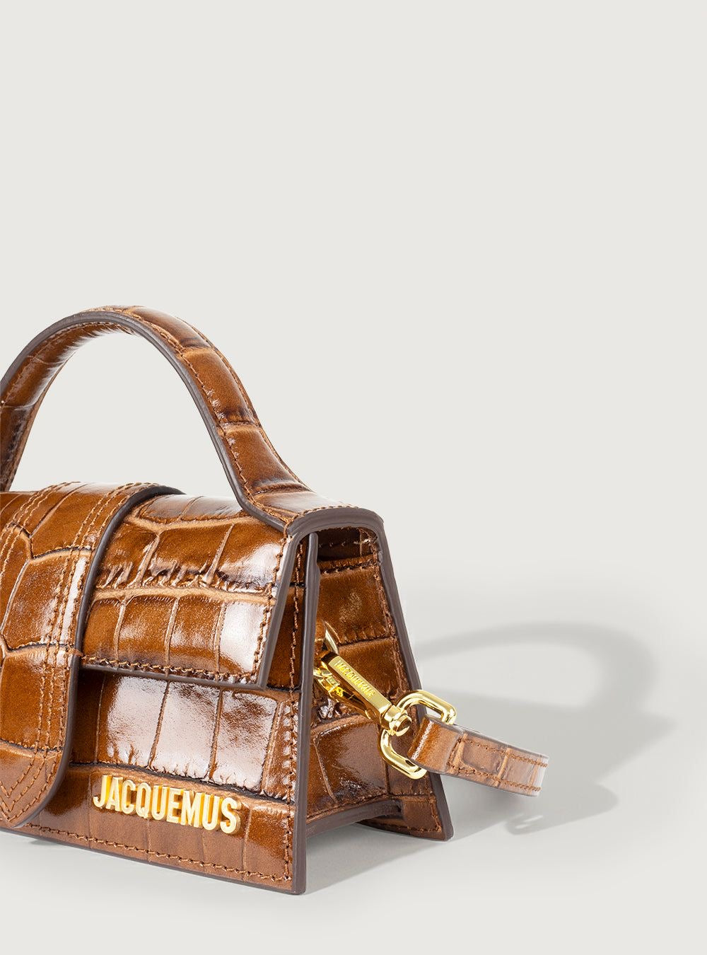 Jacquemus Bambino Coccodrillo Brown