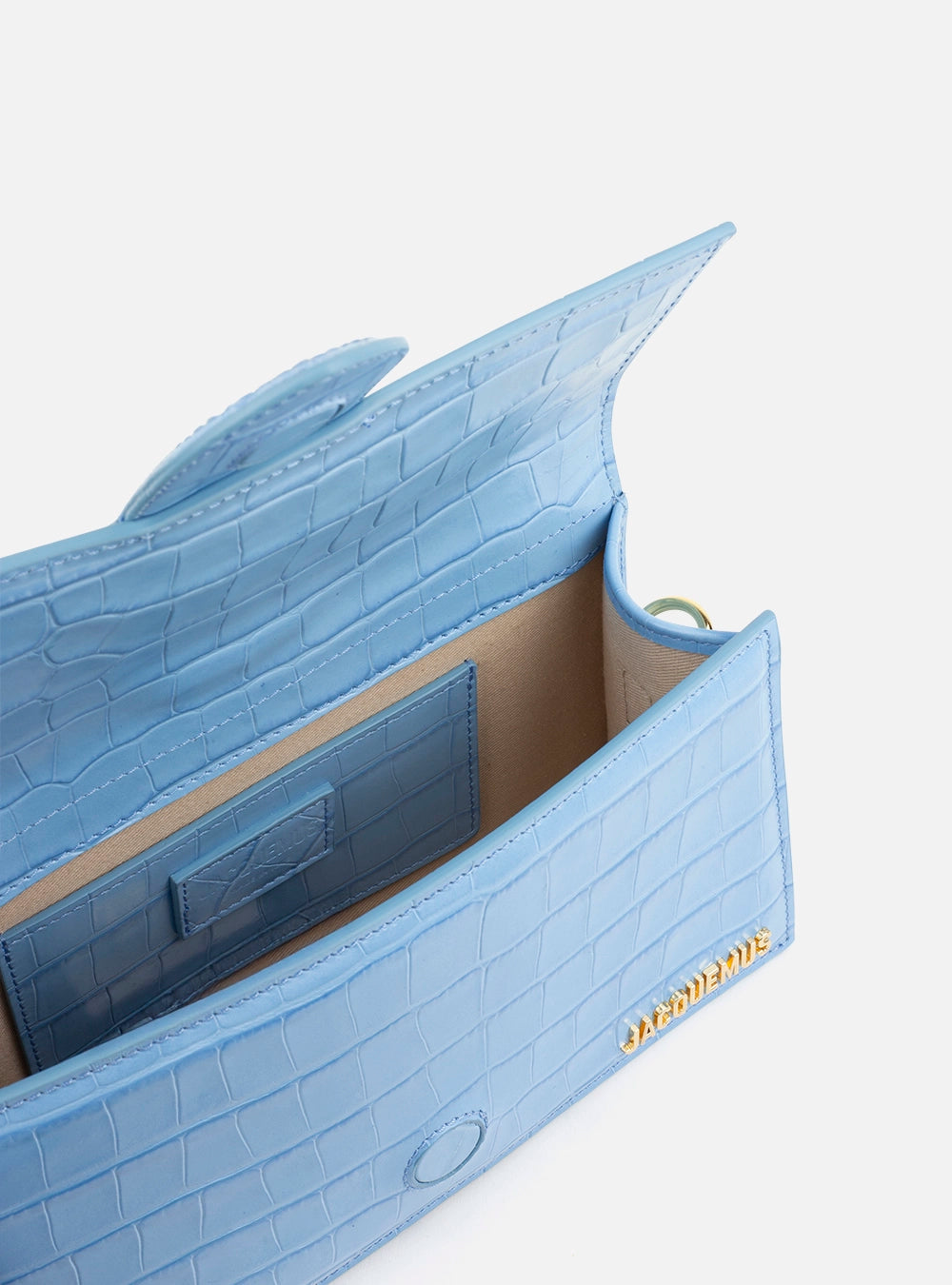 Jacquemus Grand Bambino Coccodrillo Celeste