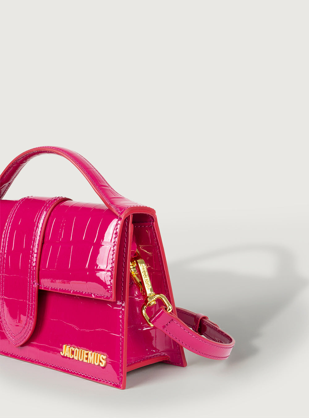 Jacquemus Grand Bambino Coccodrillo Fucsia