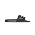Sandalo Slider Valentino con Logo VLTN Uomo in Gomma