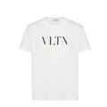 T-shirt Valentino Bianca Uomo con Logo VLTN