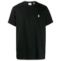 T-shirt Burberry Nera Uomo logo Burberry