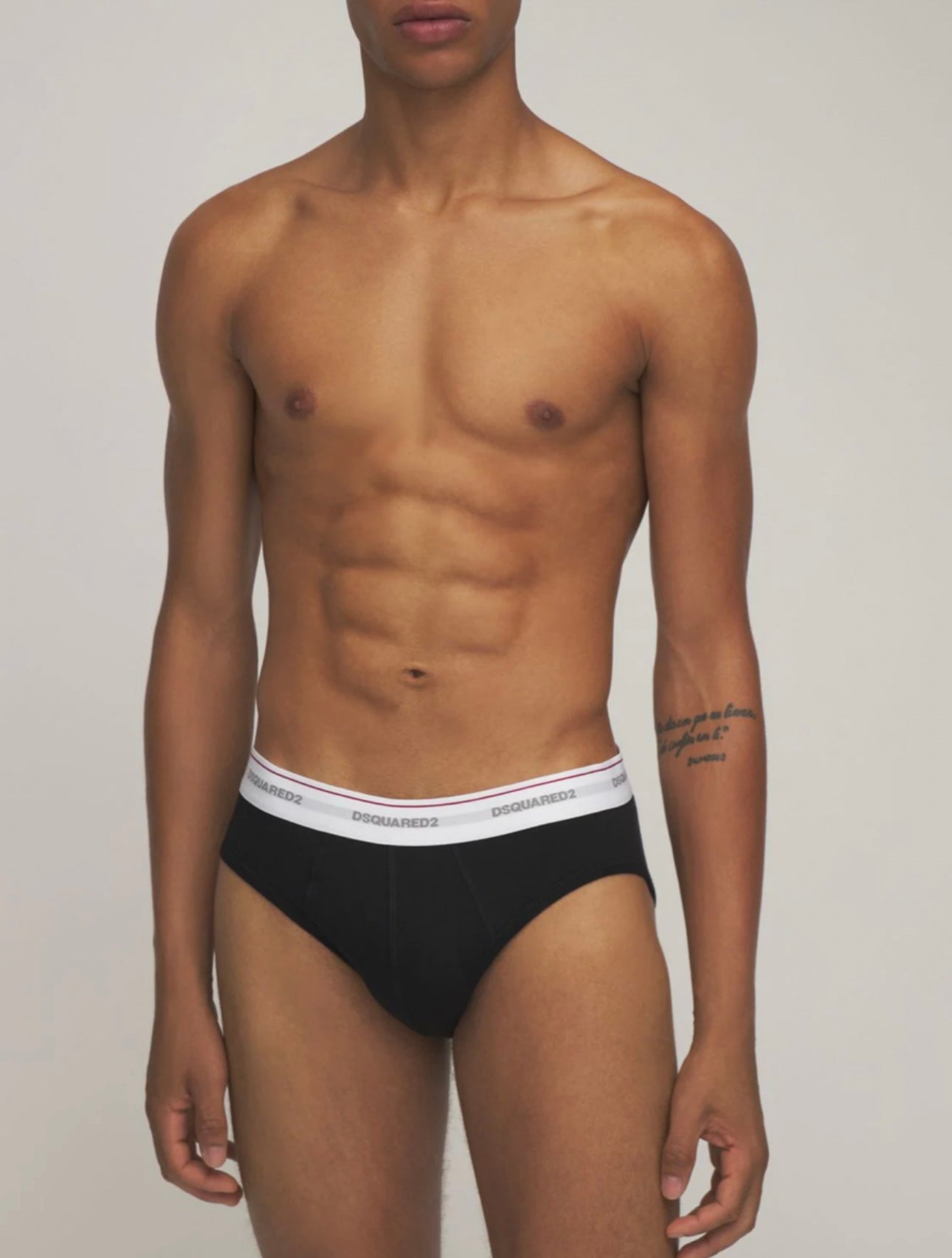 Dsquared2 tri-pack briefs with white elastic