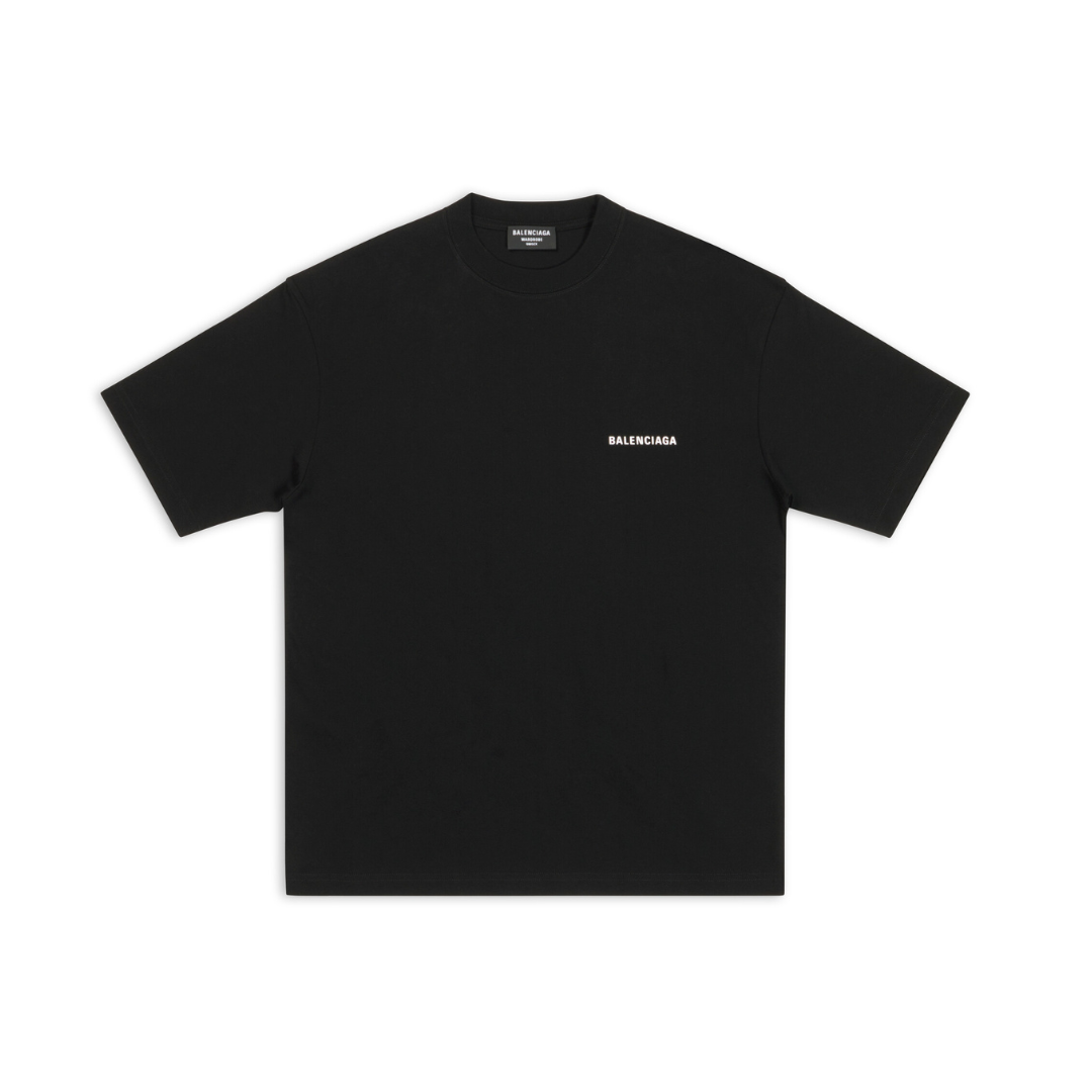 MEN'S MEDIUM FIT LOGO T-SHIRT IN BLACK