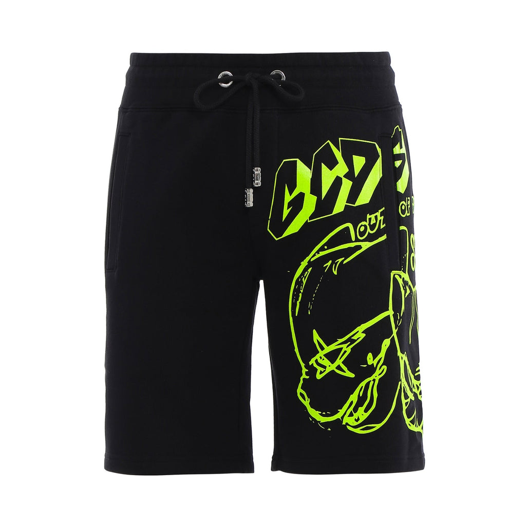 Gcds Cotton jersey shorts