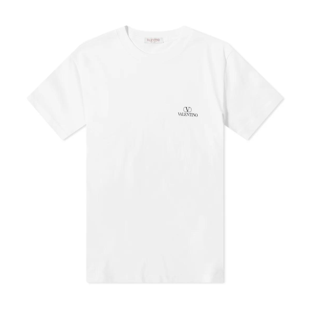"Vlogo" white T-shirt